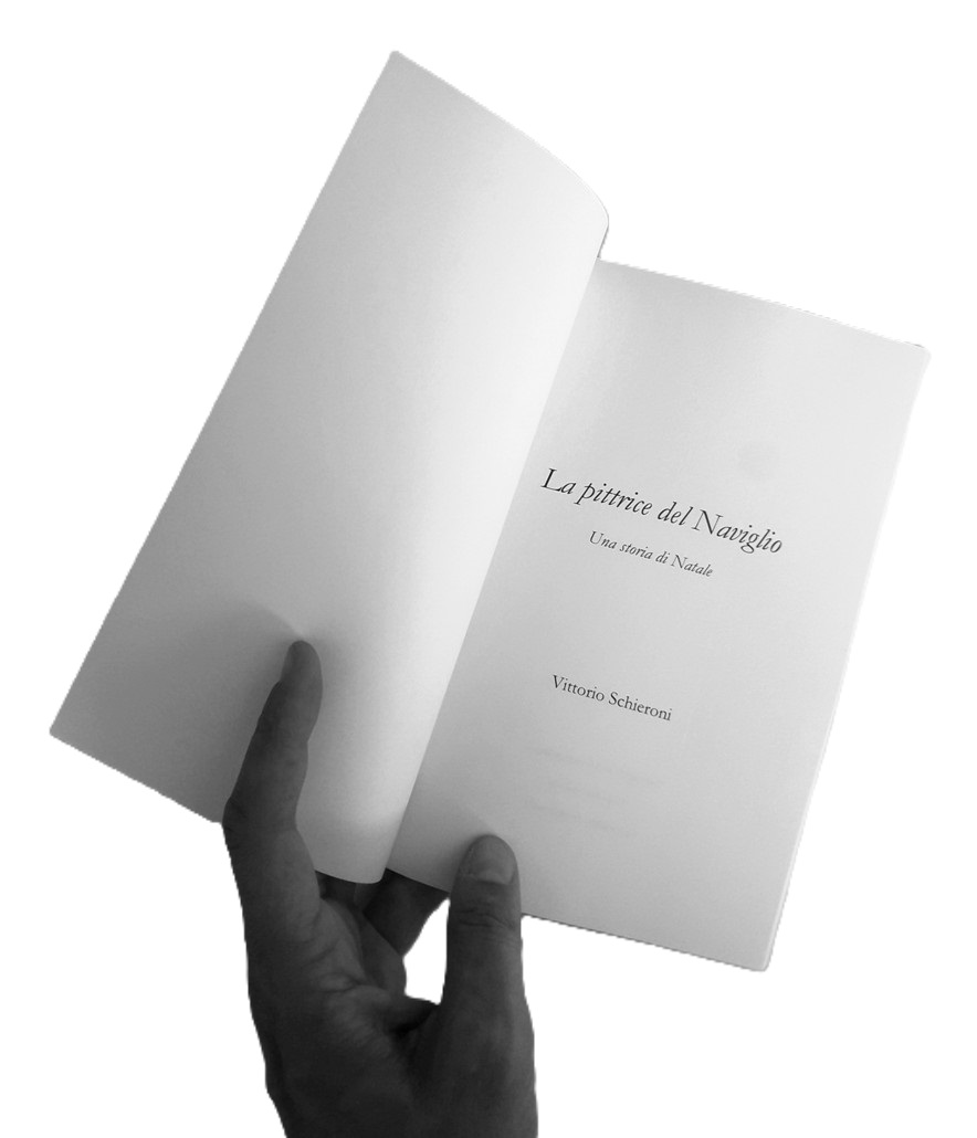 Pubblicazione e presentazione del volume “La pittrice del Naviglio. Una storia di Natale” di Vittorio Schieroni
